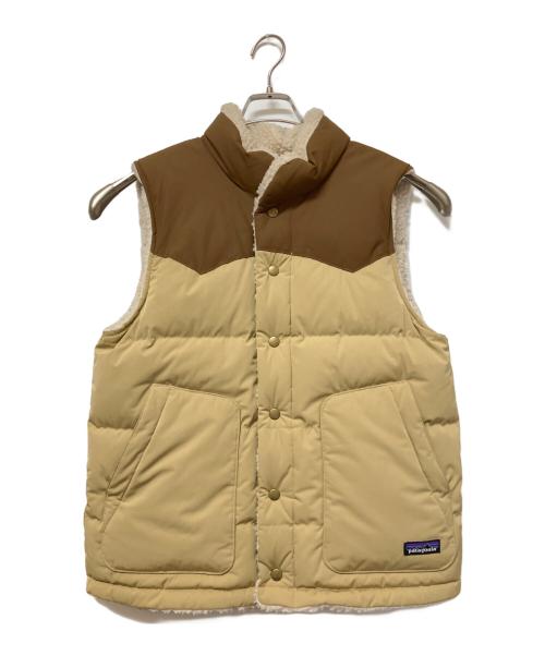 Patagonia（パタゴニア）Patagonia (パタゴニア) Reversible Bivy Down Ves ベージュ サイズ:SIZE Sの古着・服飾アイテム