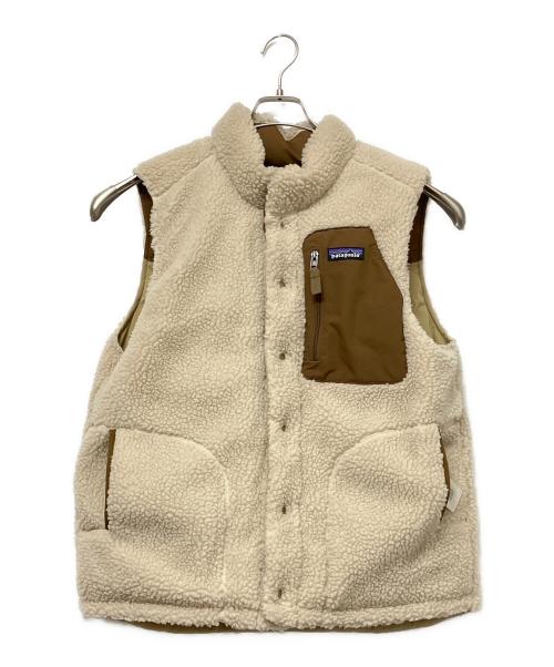 Patagonia（パタゴニア）Patagonia (パタゴニア) Reversible Bivy Down Ves ベージュ サイズ:SIZE Sの古着・服飾アイテム