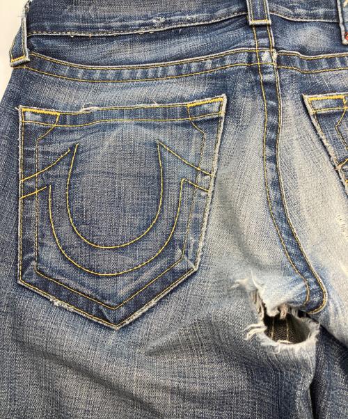 TRUE RELIGION（トゥルー レリジョン）TRUE RELIGION (トゥルー レリジョン) デニムパンツ インディゴ サイズ:SIZE 78.5cm (W31)の古着・服飾アイテム