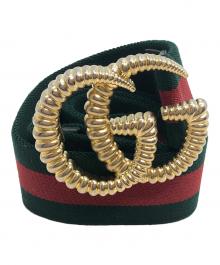 GUCCI（グッチ）の古着「サッシュベルト」｜グリーン×レッド