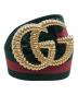 GUCCI（グッチ）の古着「サッシュベルト」｜グリーン×レッド