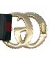 中古・古着 GUCCI (グッチ) サッシュベルト グリーン×レッド：15000円