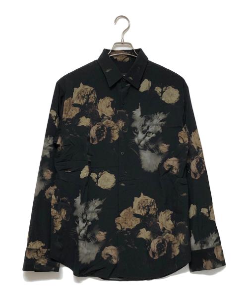 LAD MUSICIAN（ラッドミュージシャン）LAD MUSICIAN (ラッドミュージシャン) 長袖カットソー ブラック×ブラウン サイズ:SIZE 46の古着・服飾アイテム