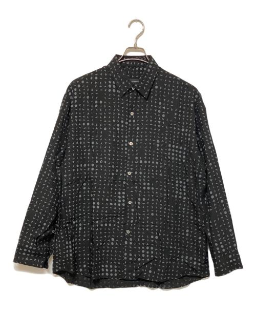 LAD MUSICIAN（ラッドミュージシャン）LAD MUSICIAN (ラッドミュージシャン) 長袖シャツ ブラック×グレー サイズ:44の古着・服飾アイテム