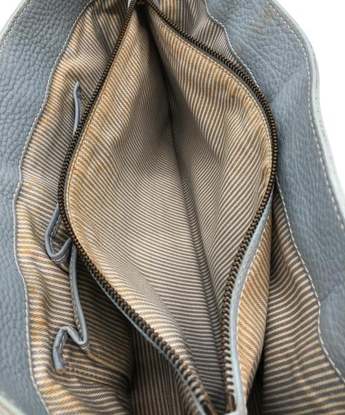 CELINE（セリーヌ）CELINE (セリーヌ) ブギーバッグ　ハンドバッグ スカイブルーの古着・服飾アイテム