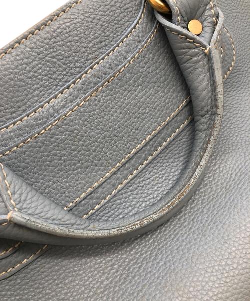 CELINE（セリーヌ）CELINE (セリーヌ) ブギーバッグ　ハンドバッグ スカイブルーの古着・服飾アイテム