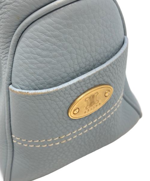 CELINE（セリーヌ）CELINE (セリーヌ) ブギーバッグ　ハンドバッグ スカイブルーの古着・服飾アイテム