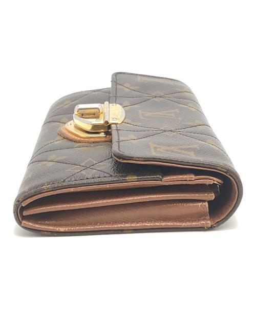 LOUIS VUITTON（ルイ ヴィトン）LOUIS VUITTON (ルイ ヴィトン) ポルトフォイユ・サラ　長財布 ブラウンの古着・服飾アイテム