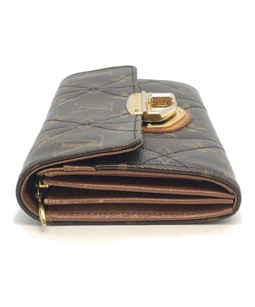 LOUIS VUITTON（ルイ ヴィトン）LOUIS VUITTON (ルイ ヴィトン) ポルトフォイユ・サラ　長財布 ブラウンの古着・服飾アイテム
