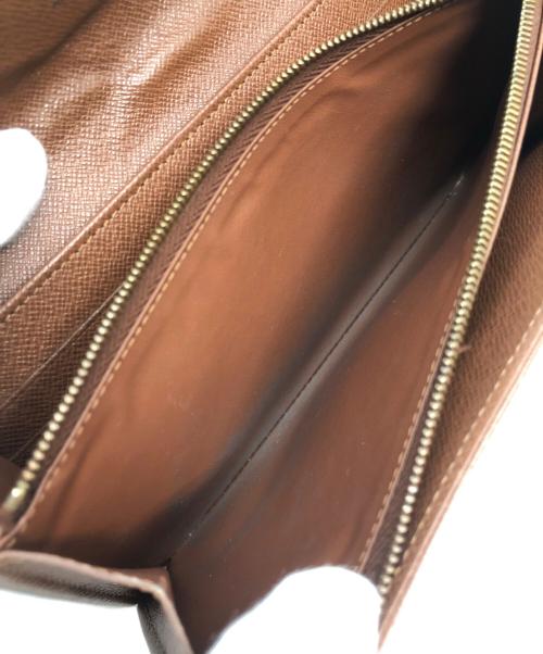 LOUIS VUITTON（ルイ ヴィトン）LOUIS VUITTON (ルイ ヴィトン) ポルトフォイユ・サラ　長財布 ブラウンの古着・服飾アイテム