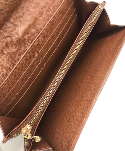 LOUIS VUITTON（ルイ ヴィトン）LOUIS VUITTON (ルイ ヴィトン) ポルトフォイユ・サラ　長財布 ブラウンの古着・服飾アイテム