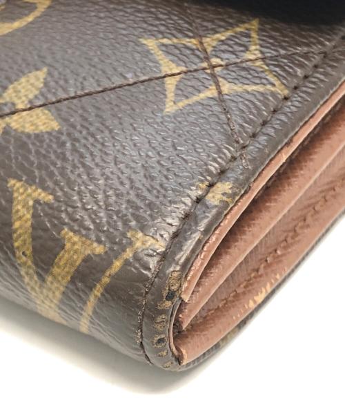 LOUIS VUITTON（ルイ ヴィトン）LOUIS VUITTON (ルイ ヴィトン) ポルトフォイユ・サラ　長財布 ブラウンの古着・服飾アイテム