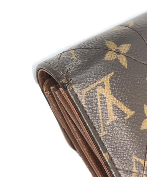 LOUIS VUITTON（ルイ ヴィトン）LOUIS VUITTON (ルイ ヴィトン) ポルトフォイユ・サラ　長財布 ブラウンの古着・服飾アイテム