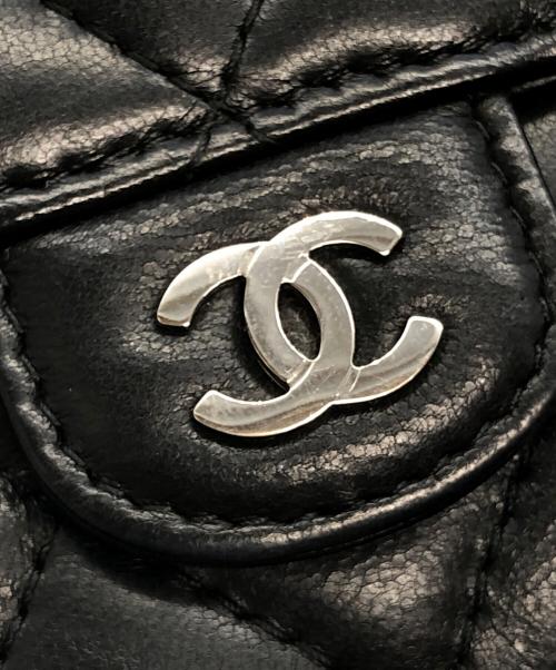 CHANEL（シャネル）CHANEL (シャネル) マトラッセ クラシック ロング フラップウォレット ブラックの古着・服飾アイテム