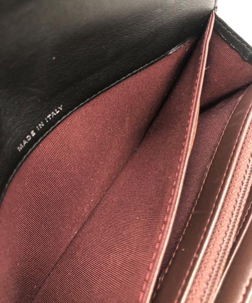 CHANEL（シャネル）CHANEL (シャネル) マトラッセ クラシック ロング フラップウォレット ブラックの古着・服飾アイテム