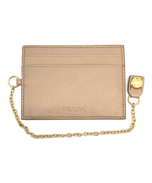 PRADA（プラダ）PRADA (プラダ) パスケース ベージュの古着・服飾アイテム