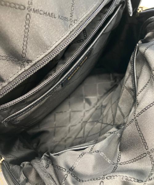 MICHAEL KORS（マイケルコース）MICHAEL KORS (マイケルコース) プレスコット ラージ バックパック ブラックの古着・服飾アイテム