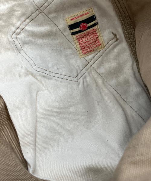 MOMOTARO JEANS（桃太郎ジーンズ）MOMOTARO JEANS (桃太郎ジーンズ) 'GTB'ダックペインタークロップドパンツ ベージュ サイズ:W36の古着・服飾アイテム