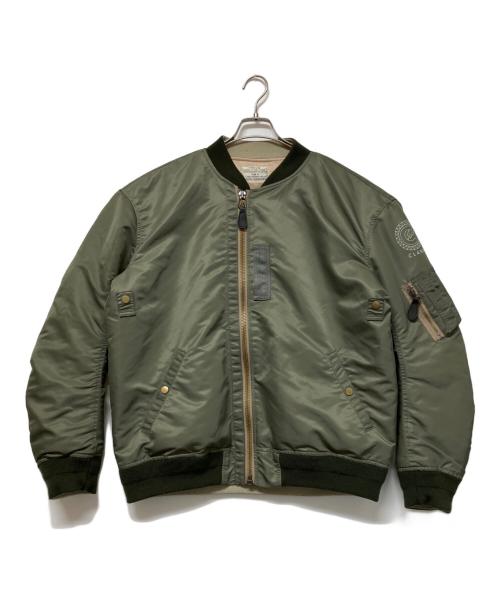 CLANE（クラネ）CLANE (クラネ) フライトジャケット グリーン サイズ:3の古着・服飾アイテム