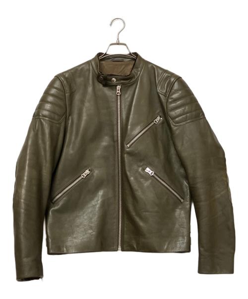 Acne studios（アクネ ストゥディオズ）ACNE STUDIOS (アクネ ストゥディオズ) レザージャケット OLIVER オリーブ サイズ:52の古着・服飾アイテム