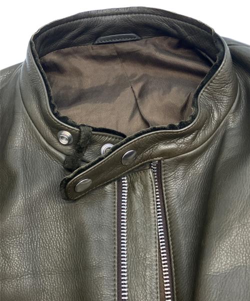 Acne studios（アクネ ストゥディオズ）ACNE STUDIOS (アクネ ストゥディオズ) レザージャケット OLIVER オリーブ サイズ:52の古着・服飾アイテム