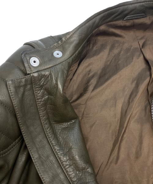 Acne studios（アクネ ストゥディオズ）ACNE STUDIOS (アクネ ストゥディオズ) レザージャケット OLIVER オリーブ サイズ:52の古着・服飾アイテム