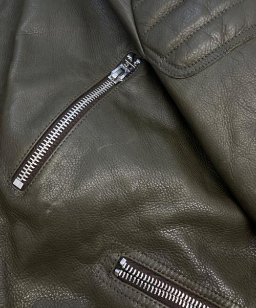 Acne studios（アクネ ストゥディオズ）ACNE STUDIOS (アクネ ストゥディオズ) レザージャケット OLIVER オリーブ サイズ:52の古着・服飾アイテム