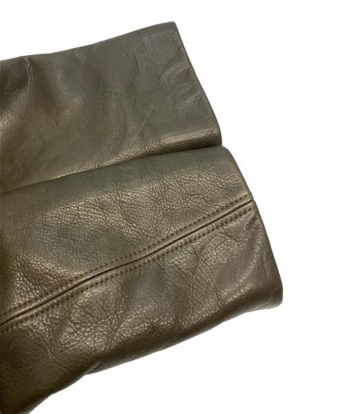 Acne studios（アクネ ストゥディオズ）ACNE STUDIOS (アクネ ストゥディオズ) レザージャケット OLIVER オリーブ サイズ:52の古着・服飾アイテム