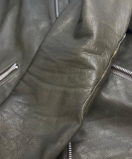 Acne studios（アクネ ストゥディオズ）ACNE STUDIOS (アクネ ストゥディオズ) レザージャケット OLIVER オリーブ サイズ:52の古着・服飾アイテム