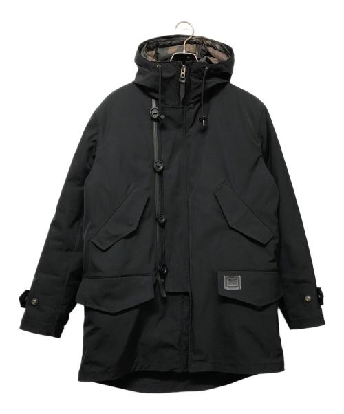 COACH（コーチ）COACH (コーチ) ダウンライナー付ミリタリーコート ブラック サイズ:SIZE XSの古着・服飾アイテム