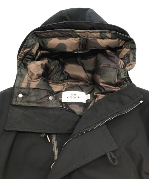 COACH（コーチ）COACH (コーチ) ダウンライナー付ミリタリーコート ブラック サイズ:SIZE XSの古着・服飾アイテム