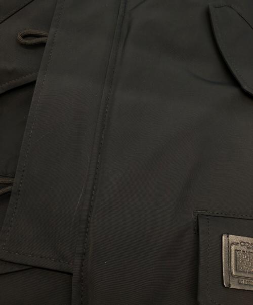 COACH（コーチ）COACH (コーチ) ダウンライナー付ミリタリーコート ブラック サイズ:SIZE XSの古着・服飾アイテム