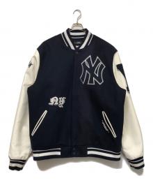 MLB（エムエルビー）の古着「ブルゾン」｜ネイビー×ホワイト