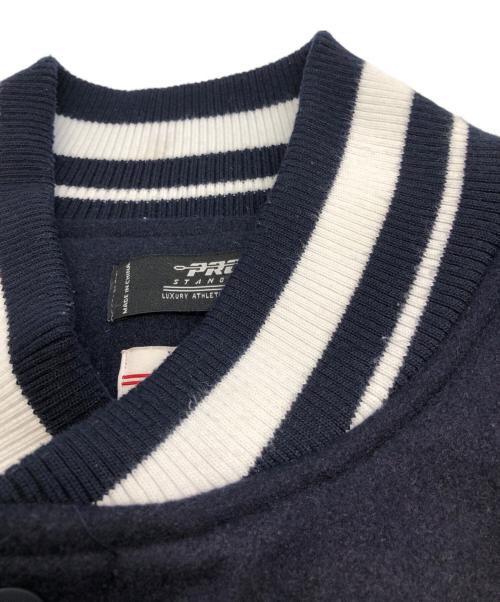 MLB（エムエルビー）MLB (エムエルビー) ブルゾン ネイビー×ホワイト サイズ:SIZE 3XLの古着・服飾アイテム