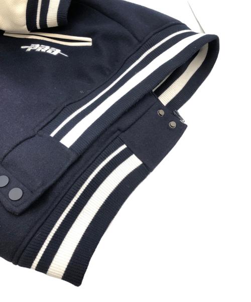 MLB（エムエルビー）MLB (エムエルビー) ブルゾン ネイビー×ホワイト サイズ:SIZE 3XLの古着・服飾アイテム