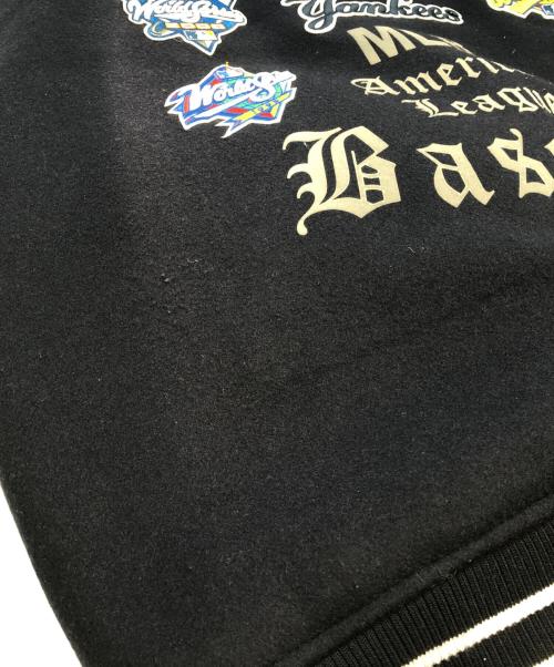 MLB（エムエルビー）MLB (エムエルビー) ブルゾン ネイビー×ホワイト サイズ:SIZE 3XLの古着・服飾アイテム