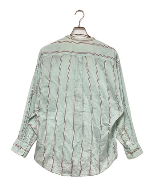 ISABEL MARANT ETOILE（イザベルマランエトワール）ISABEL MARANT ETOILE (イザベルマランエトワール) ストライプシャツ グリーン サイズ:34の古着・服飾アイテム