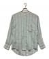 ISABEL MARANT ETOILE（イザベルマランエトワール）の古着「ストライプシャツ」｜グリーン