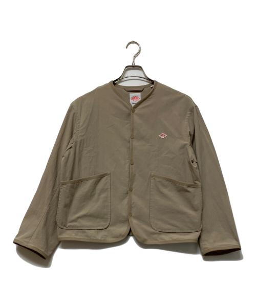 DANTON（ダントン）DANTON (ダントン) ノーカラージャケット ベージュ サイズ:SIZE Sの古着・服飾アイテム