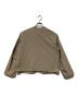 DANTON (ダントン) ノーカラージャケット ベージュ サイズ:SIZE S：5000円