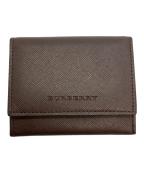 BURBERRYバーバリー）の古着「コインケース」｜ブラウン×ベージュ