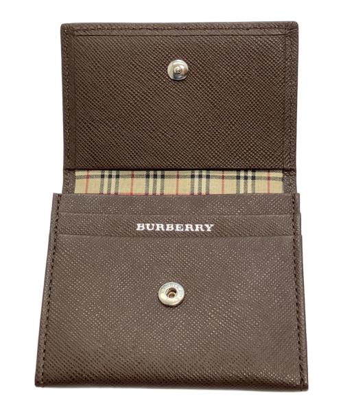 BURBERRY（バーバリー）BURBERRY (バーバリー) コインケース ブラウン×ベージュの古着・服飾アイテム