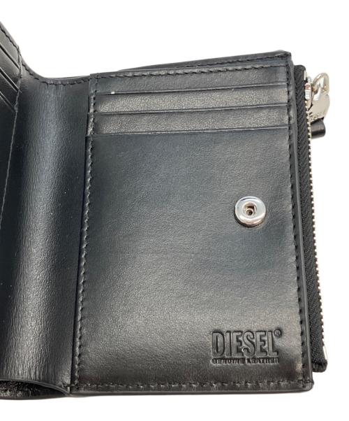 DIESEL（ディーゼル）DIESEL (ディーゼル) 1DR BI-FOLD ZIP ブラックの古着・服飾アイテム