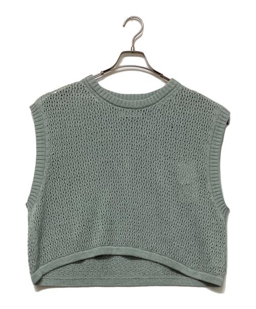 WELLDER（ウェルダー）WELLDER (ウェルダー) ニットベスト グリーン サイズ:1の古着・服飾アイテム