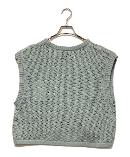 WELLDER（ウェルダー）WELLDER (ウェルダー) ニットベスト グリーン サイズ:1の古着・服飾アイテム