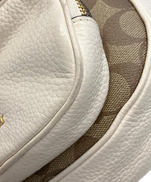 COACH（コーチ）COACH (コーチ) ボディバッグ ブラウン×ホワイトの古着・服飾アイテム