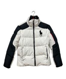 POLO RALPH LAUREN（ポロ・ラルフローレン）の古着「ダウンジャケット」｜ホワイト×ネイビー