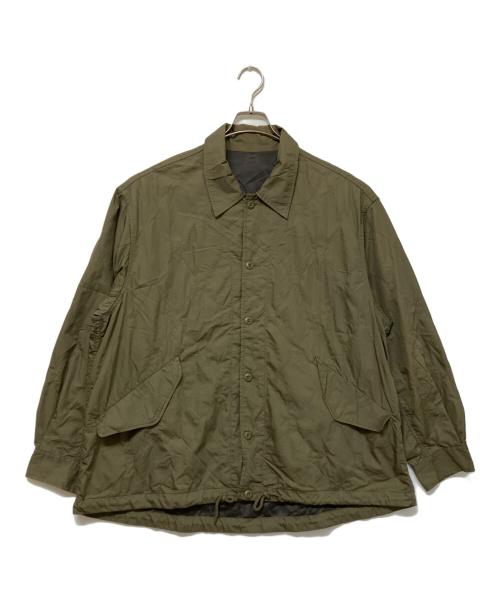 BEAMS（ビームス）BEAMS (ビームス) キルトデザインブルゾン　ブルゾン グリーン サイズ:不明の古着・服飾アイテム