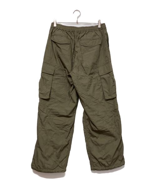 BEAMS（ビームス）BEAMS (ビームス) キルティング８ポケットカーゴパンツ　カーゴパンツ グリーン サイズ:不明の古着・服飾アイテム
