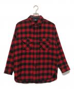 WOOLRICHウールリッチ）の古着「シャツジャケット」｜レッド